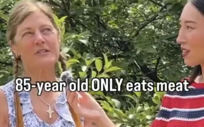 Astonishing Meat Eating 85 Year Old!